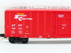 N Scale Micro-Trains MTL 27250 ATSF Santa Fe 50' Rib Side Boxcar #152321