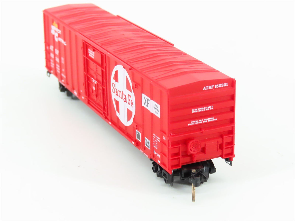 N Scale Micro-Trains MTL 27250 ATSF Santa Fe 50&#39; Rib Side Boxcar #152321