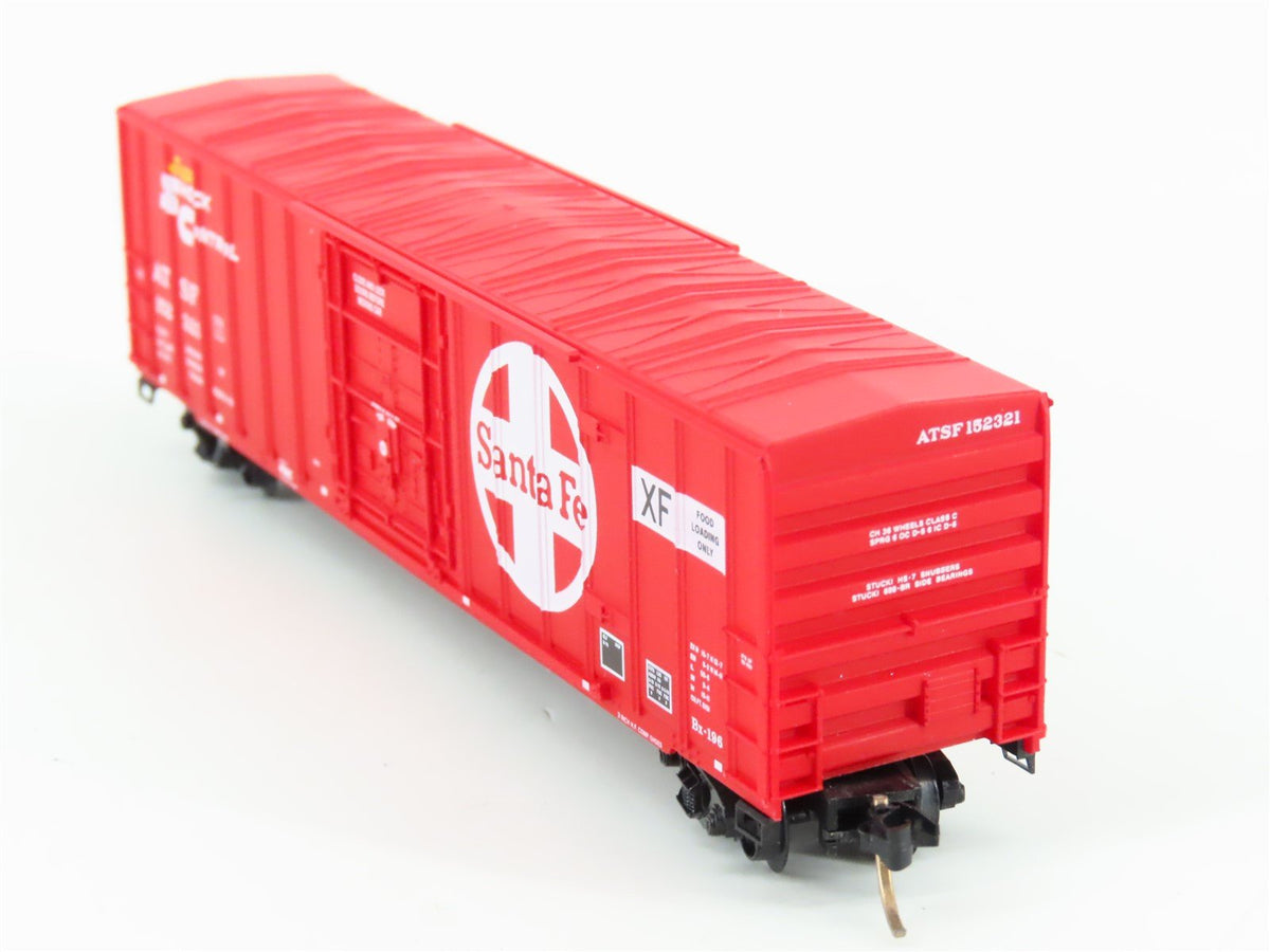 N Scale Micro-Trains MTL 27250 ATSF Santa Fe 50&#39; Rib Side Boxcar #152321