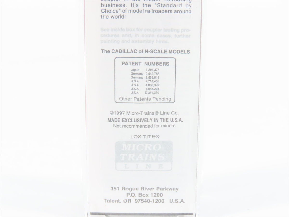 N Scale Micro-Trains MTL 27250 ATSF Santa Fe 50&#39; Rib Side Boxcar #152321