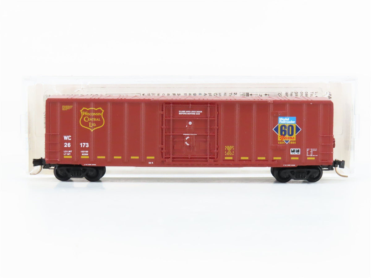 N Scale Micro-Trains MTL 27210 WC Wisconsin Central MR 60th 50&#39; Boxcar #26173