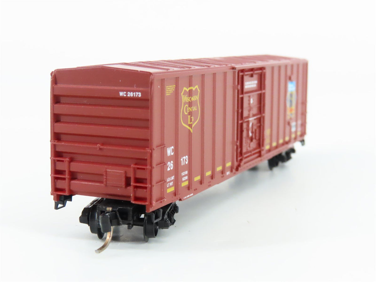 N Scale Micro-Trains MTL 27210 WC Wisconsin Central MR 60th 50&#39; Boxcar #26173