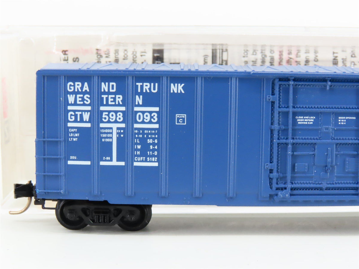 N Scale Micro-Trains MTL 27220 GTW Grand Trunk Western 50&#39; Boxcar #598093