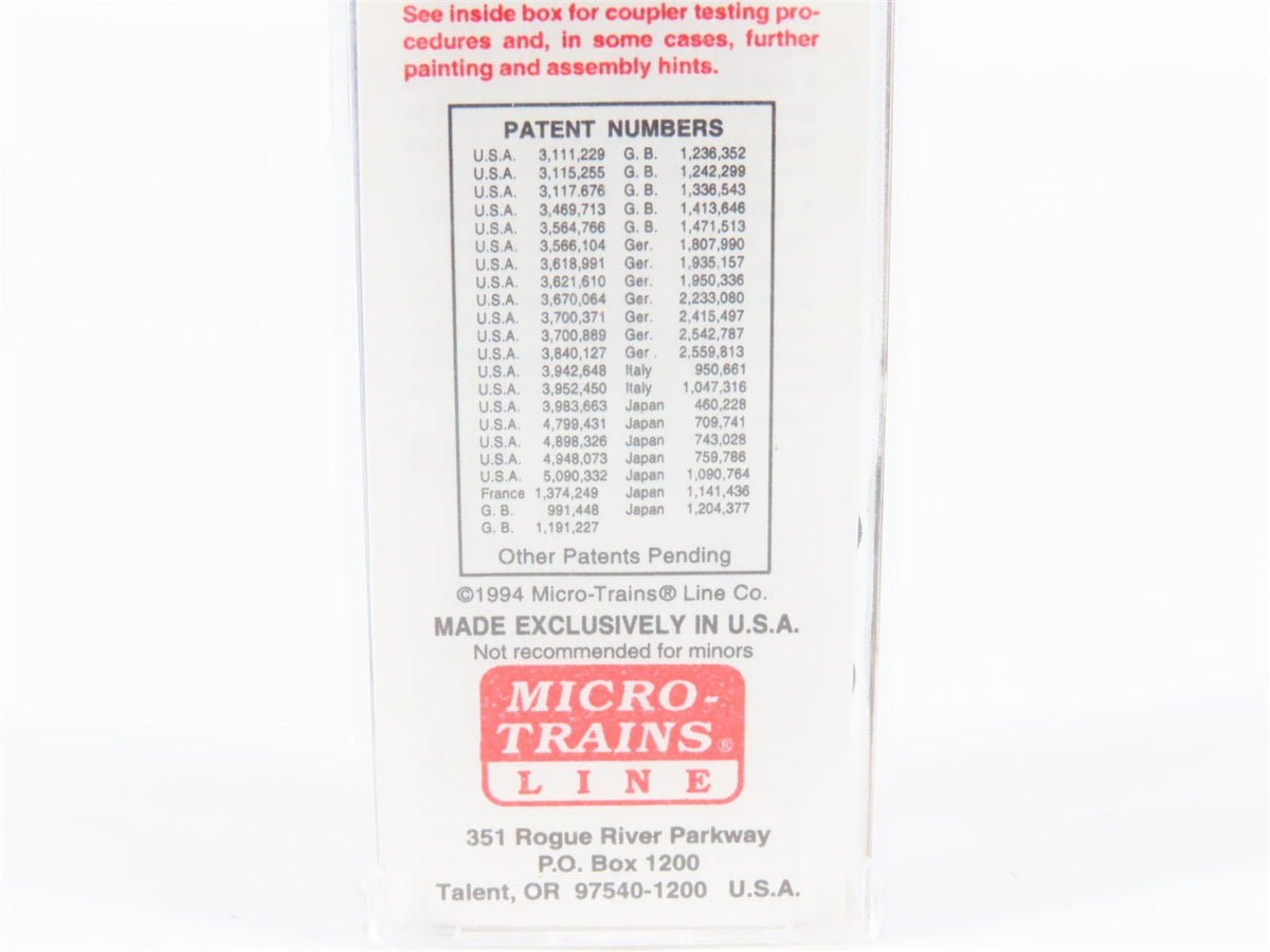 N Scale Micro-Trains MTL 27220 GTW Grand Trunk Western 50&#39; Boxcar #598093