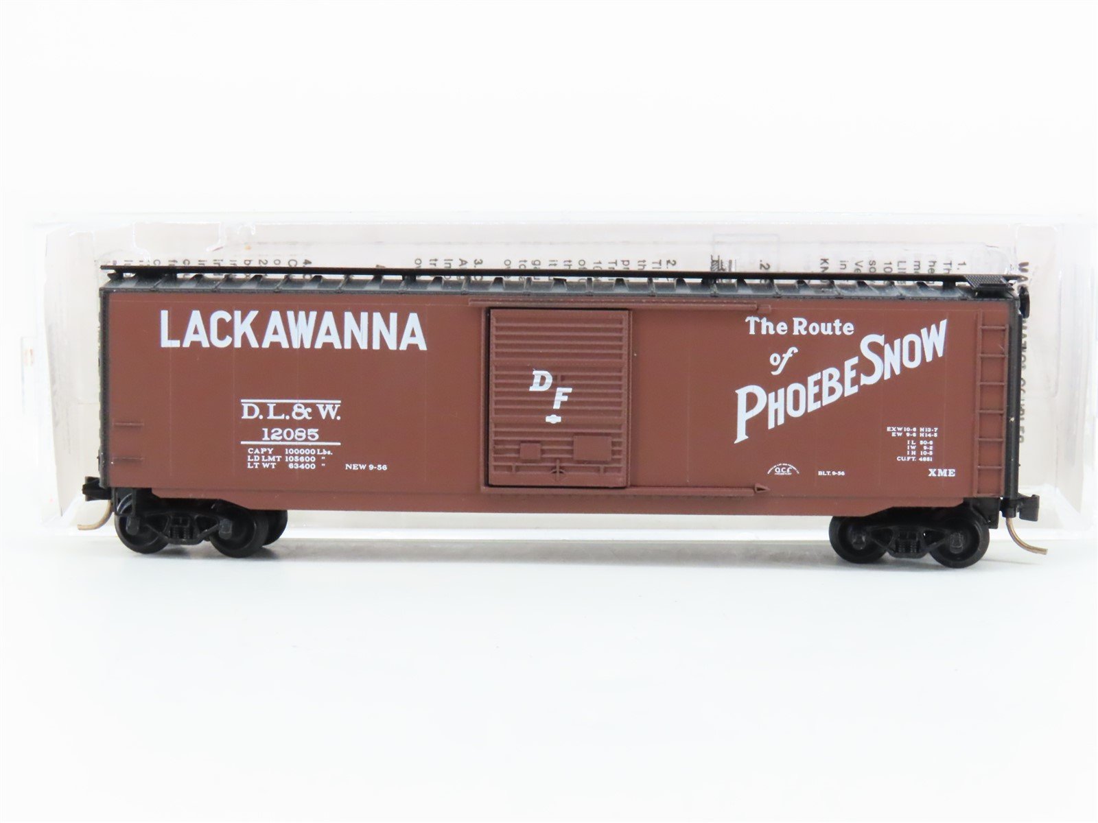 N Scale Micro-Trains MTL 31230 DLW Lackawanna "Phoebe Snow" 50' Boxcar #12085