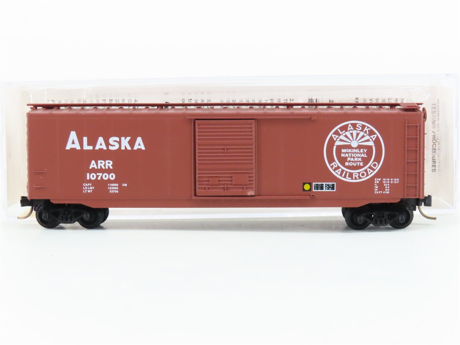 N Scale Micro-Trains MTL 31220 ARR Alaska McKinley Nat'l Park 50' Boxcar #10700