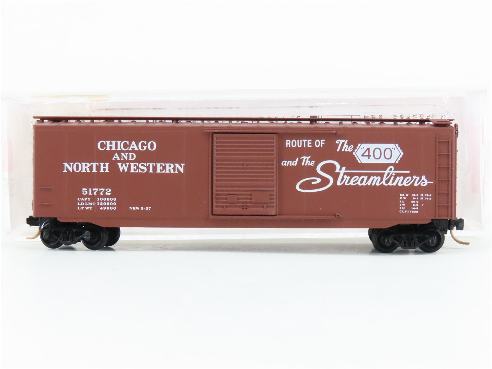 N Scale Micro-Trains MTL 31110 CNW Chicago Northwestern 50' Boxcar #51772