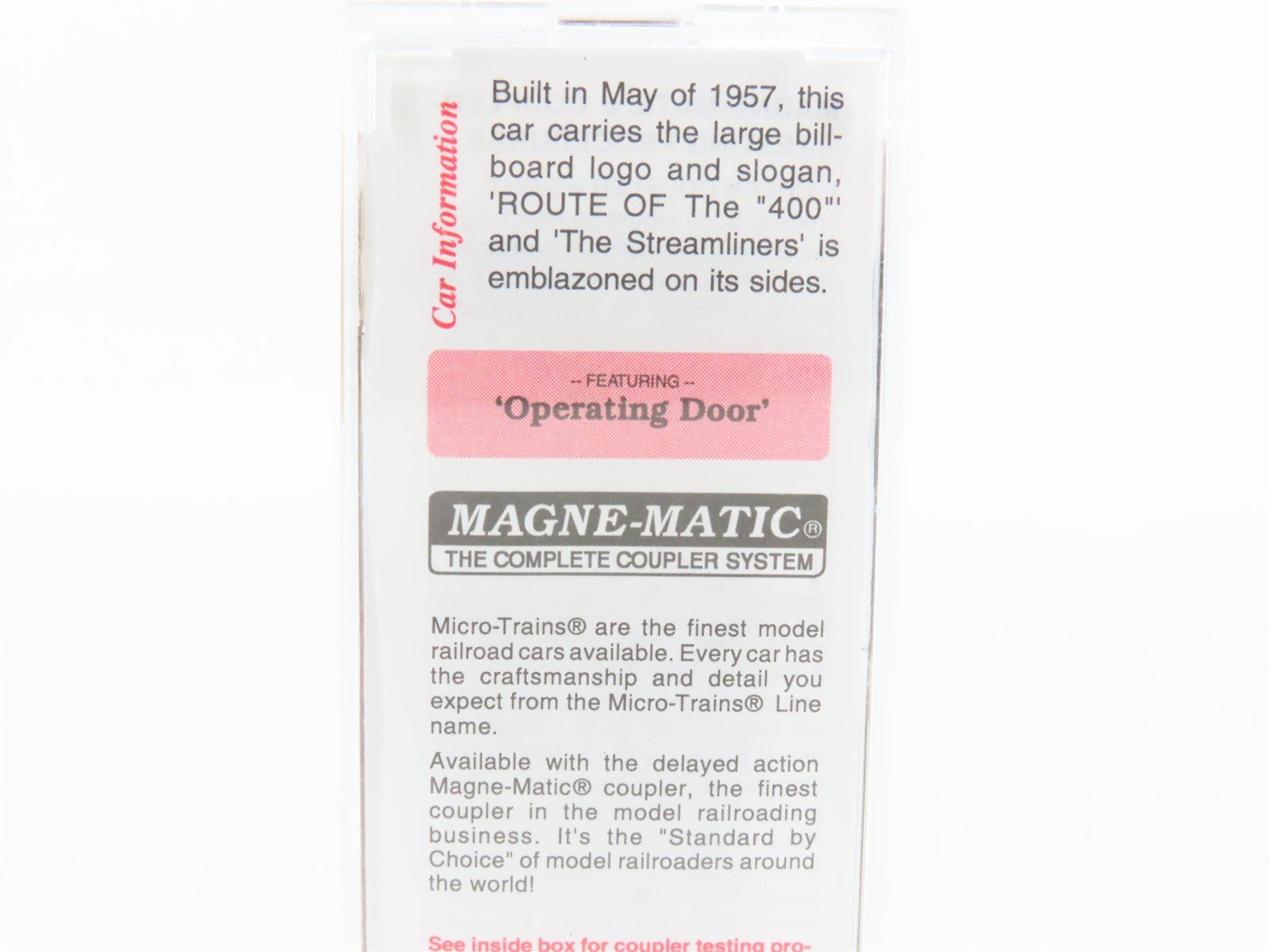 N Scale Micro-Trains MTL 31110 CNW Chicago Northwestern 50' Boxcar #51772