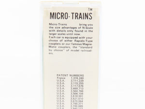 N Scale Micro-Trains MTL 31050 P&LE Pittsburgh & Lake Erie 50' Boxcar #23029