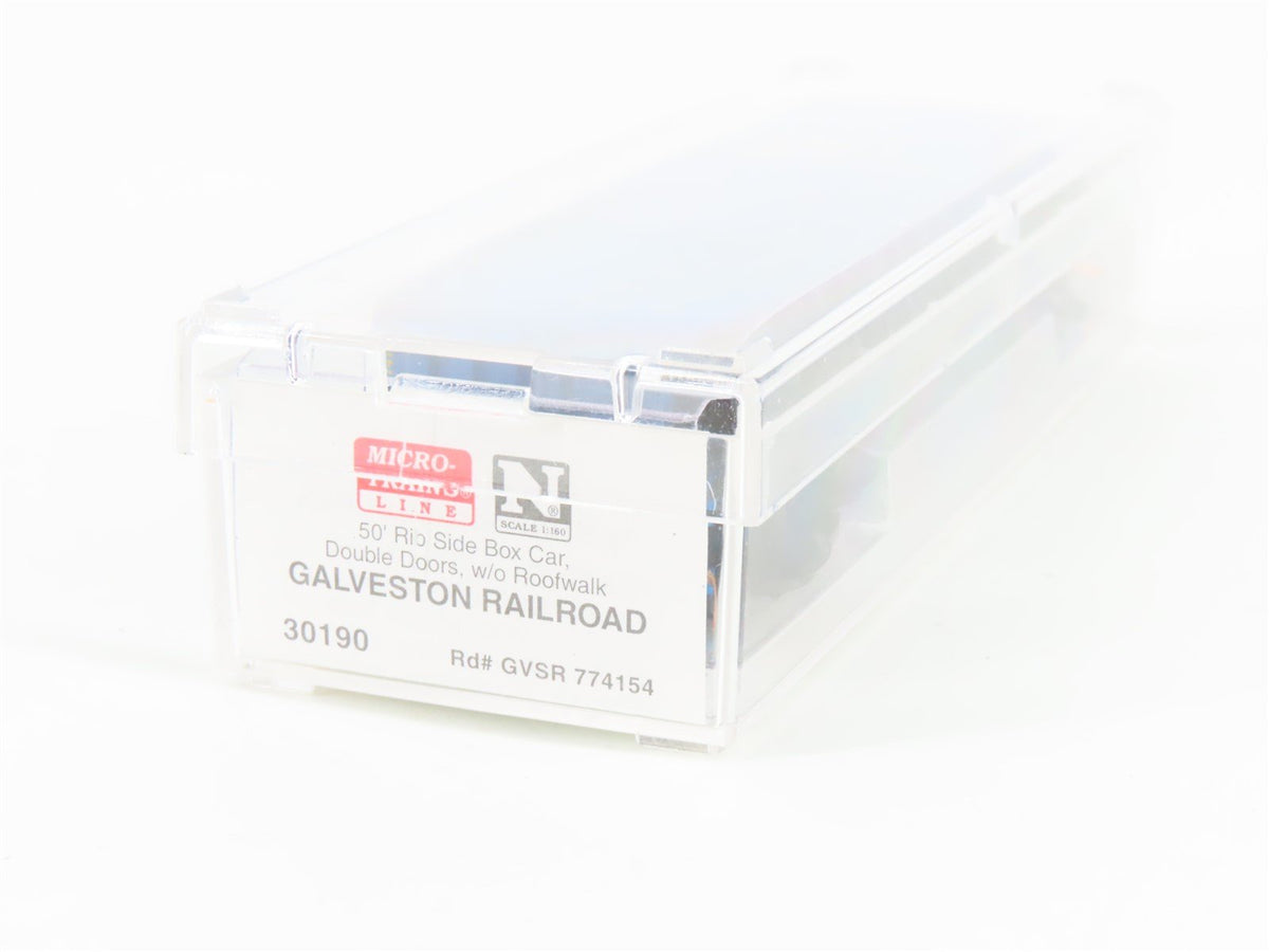 N Scale Micro-Trains MTL 30190 GVSR Galveston Golden West 50&#39; Boxcar #774154