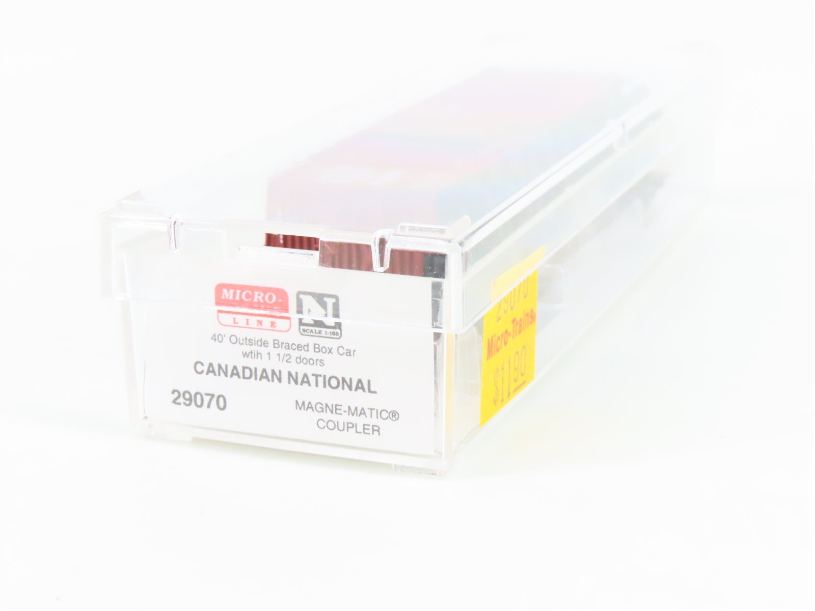 N Scale Micro-Trains MTL 29070 CN Canadian National 40' Braced Boxcar #582596