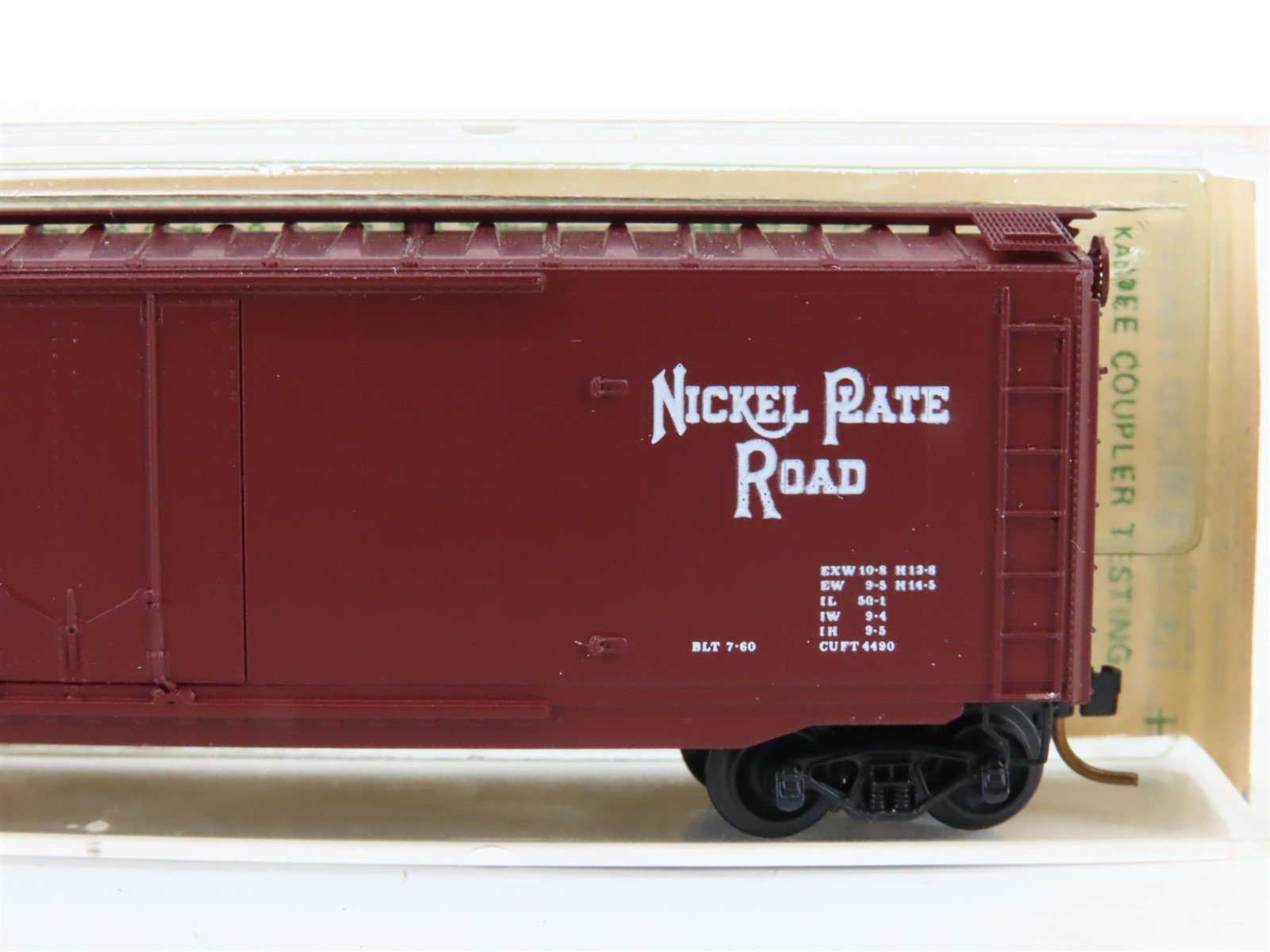 N Scale Micro-Trains MTL 32499 NKP Railway 50' Boxcar #85496 - Blue Label