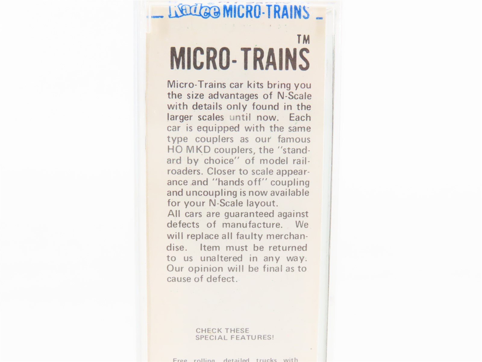 N Scale Micro-Trains MTL 32499 NKP Railway 50' Boxcar #85496 - Blue Label
