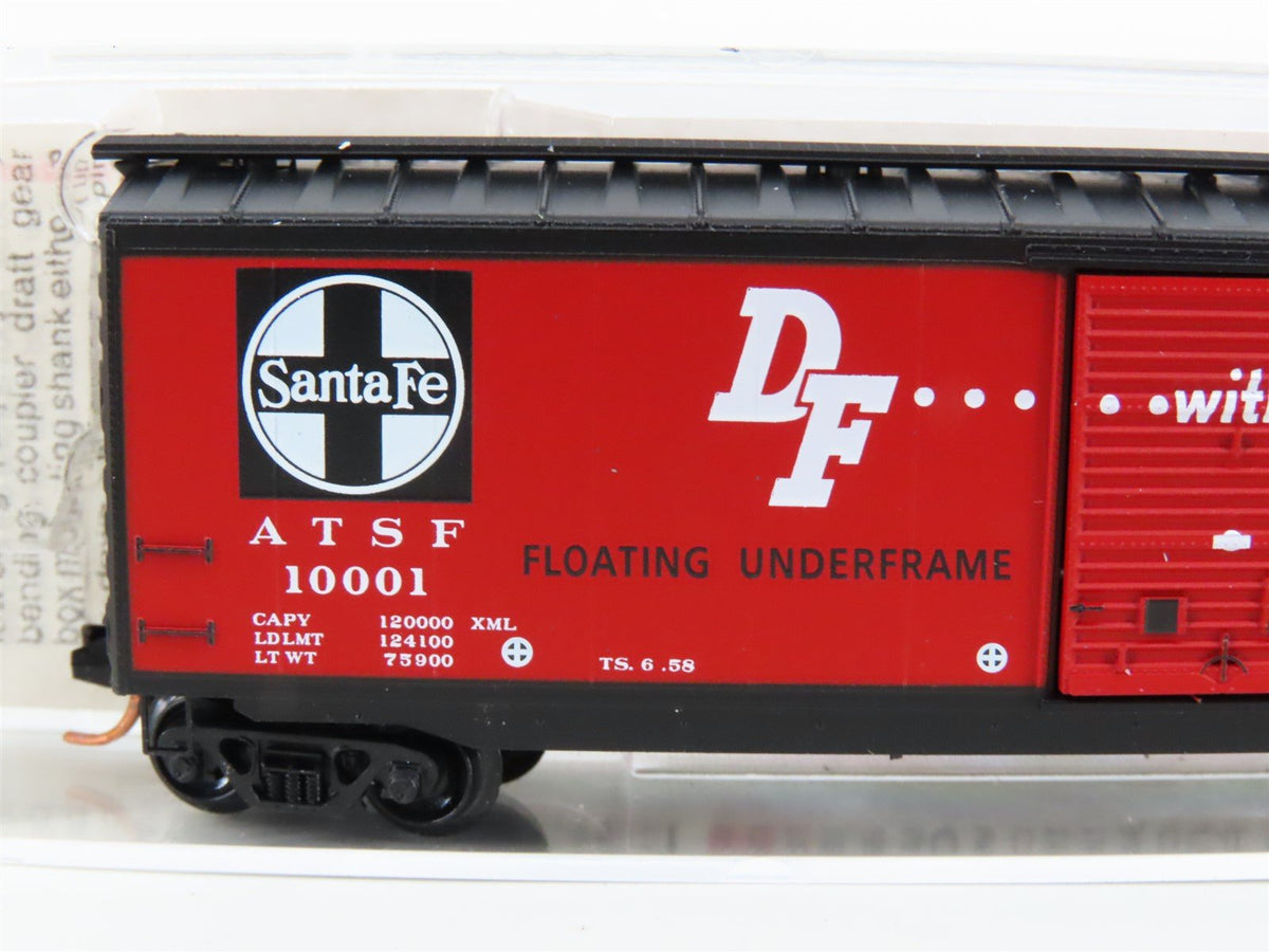 N Scale Micro-Trains MTL 31340 ATSF Santa Fe &quot;Shock Control&quot; 50&#39; Boxcar #10001