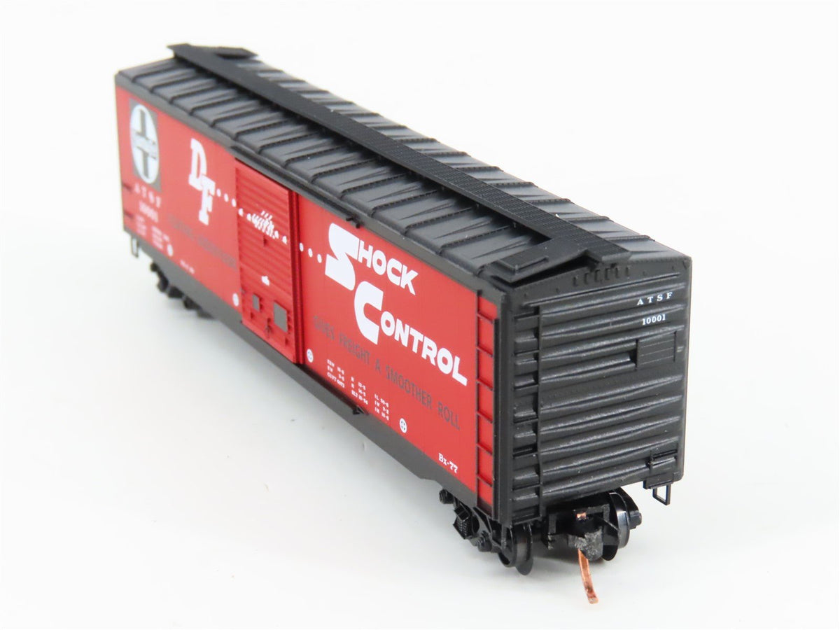 N Scale Micro-Trains MTL 31340 ATSF Santa Fe &quot;Shock Control&quot; 50&#39; Boxcar #10001