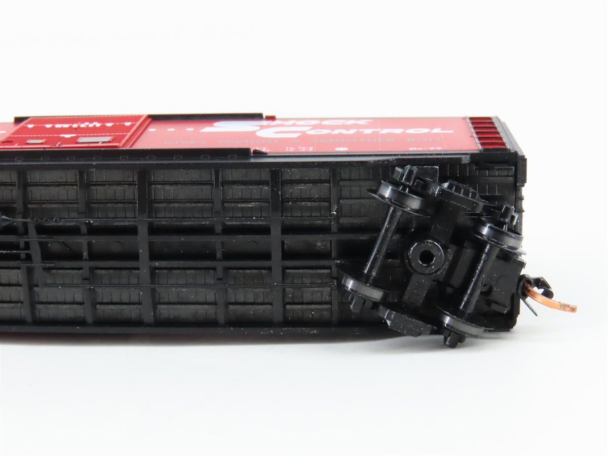 N Scale Micro-Trains MTL 31340 ATSF Santa Fe &quot;Shock Control&quot; 50&#39; Boxcar #10001