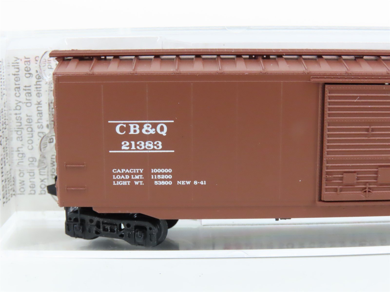 N Scale Micro-Trains MTL 31320 CBQ Burlington 50' Standard Boxcar #21383