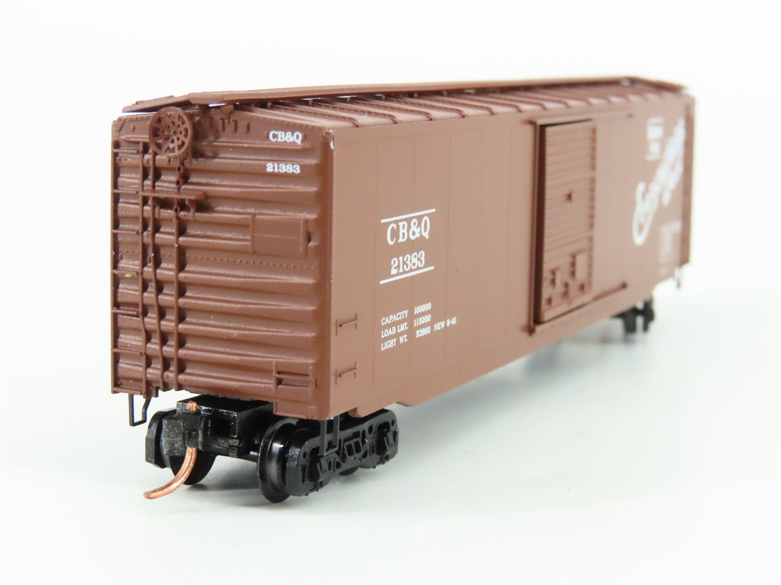 N Scale Micro-Trains MTL 31320 CBQ Burlington 50' Standard Boxcar #21383