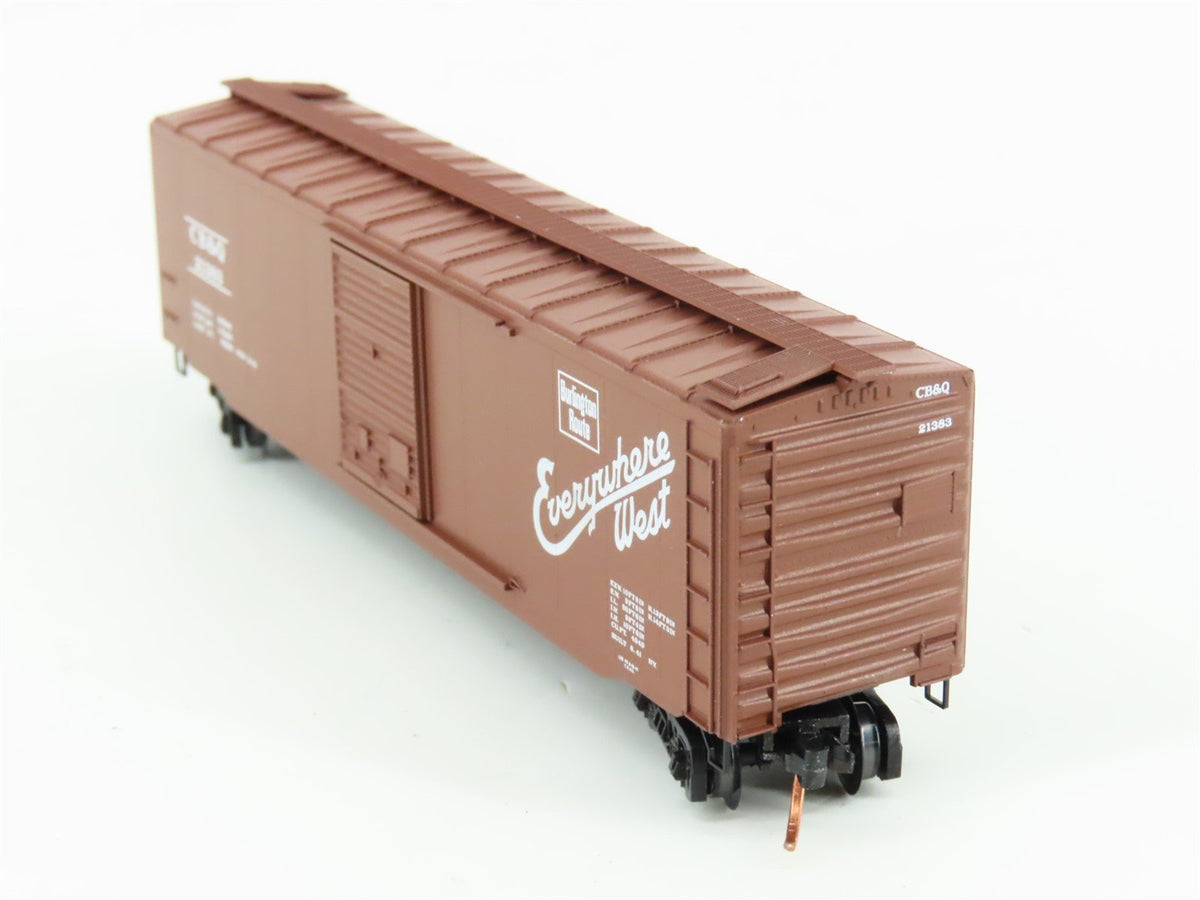 N Scale Micro-Trains MTL 31320 CBQ Burlington 50&#39; Standard Boxcar #21383
