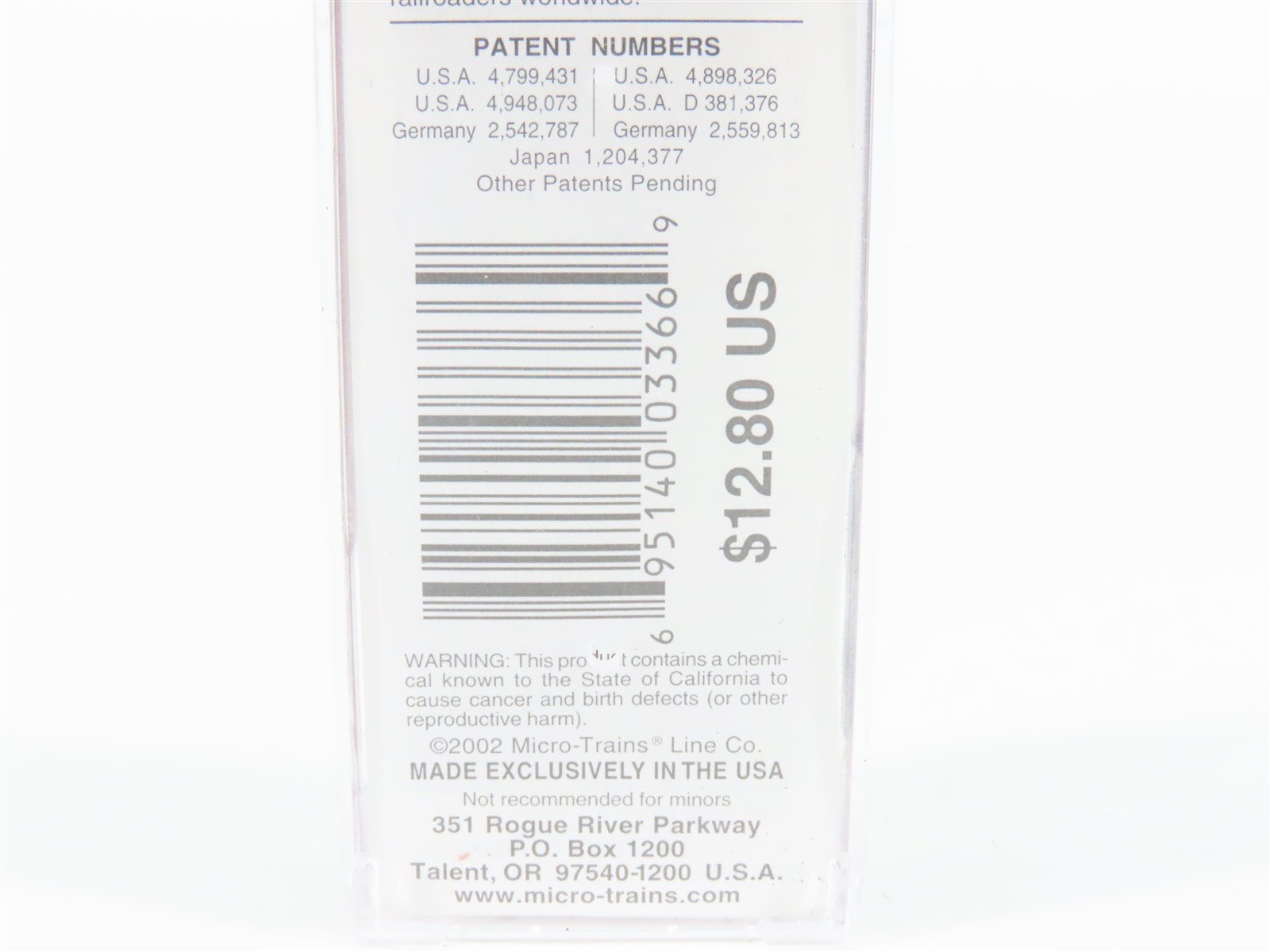 N Scale Micro-Trains MTL 31320 CBQ Burlington 50' Standard Boxcar #21383