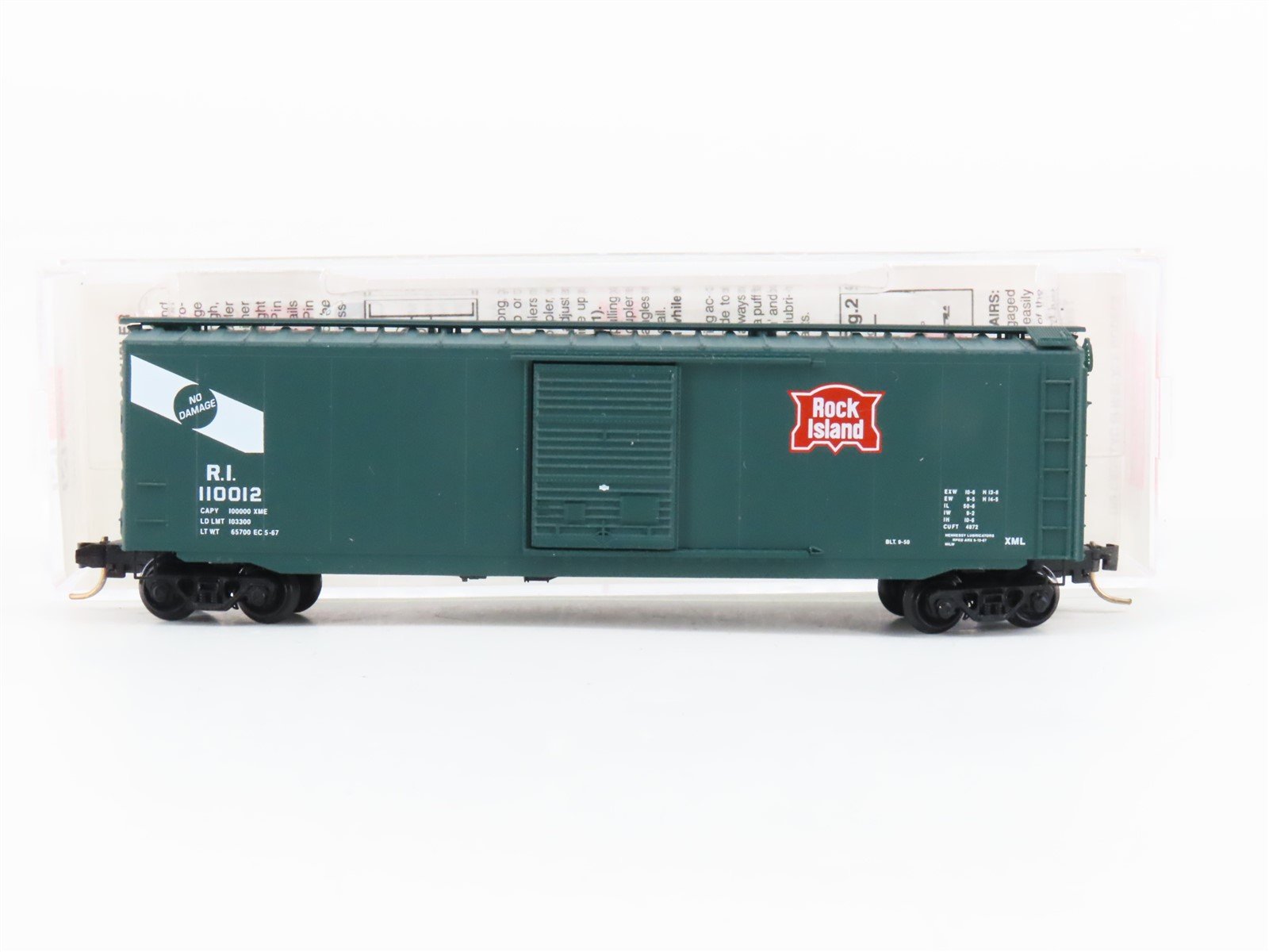 N Scale Micro-Trains MTL 31300 RI Rock Island 50' Standard Boxcar #110012