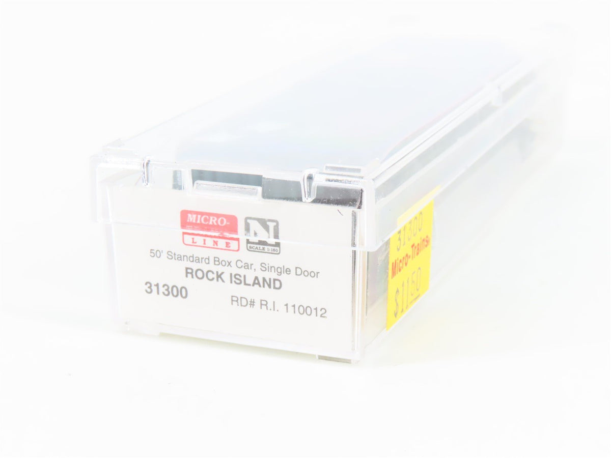 N Scale Micro-Trains MTL 31300 RI Rock Island 50&#39; Standard Boxcar #110012