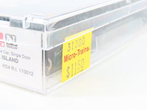 N Scale Micro-Trains MTL 31300 RI Rock Island 50' Standard Boxcar #110012