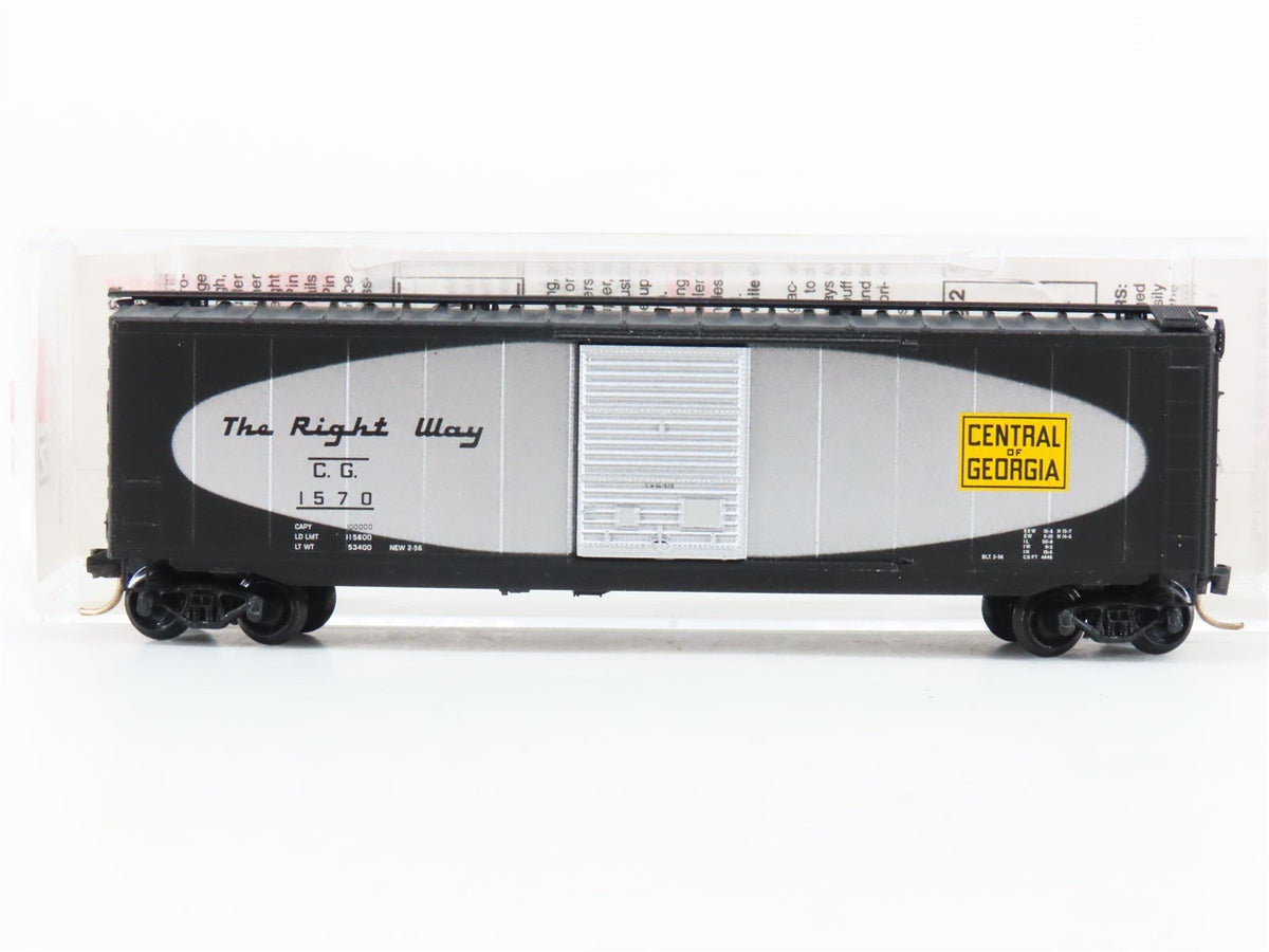 N Scale Micro-Trains MTL 31280 CG Central of Georgia 50&#39; Standard Boxcar #1570