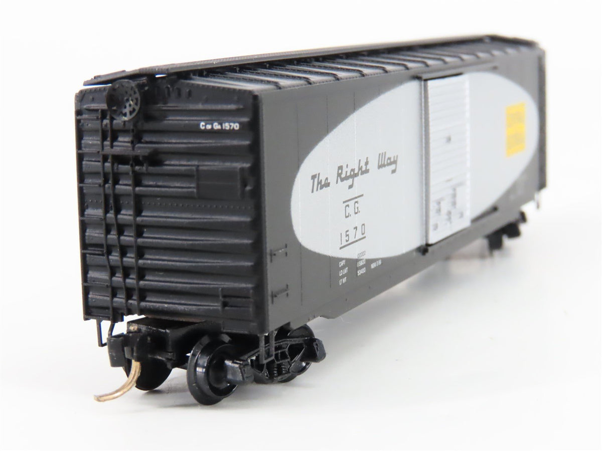 N Scale Micro-Trains MTL 31280 CG Central of Georgia 50&#39; Standard Boxcar #1570