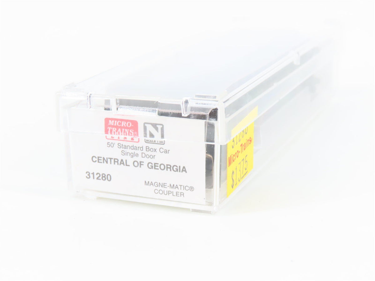 N Scale Micro-Trains MTL 31280 CG Central of Georgia 50&#39; Standard Boxcar #1570