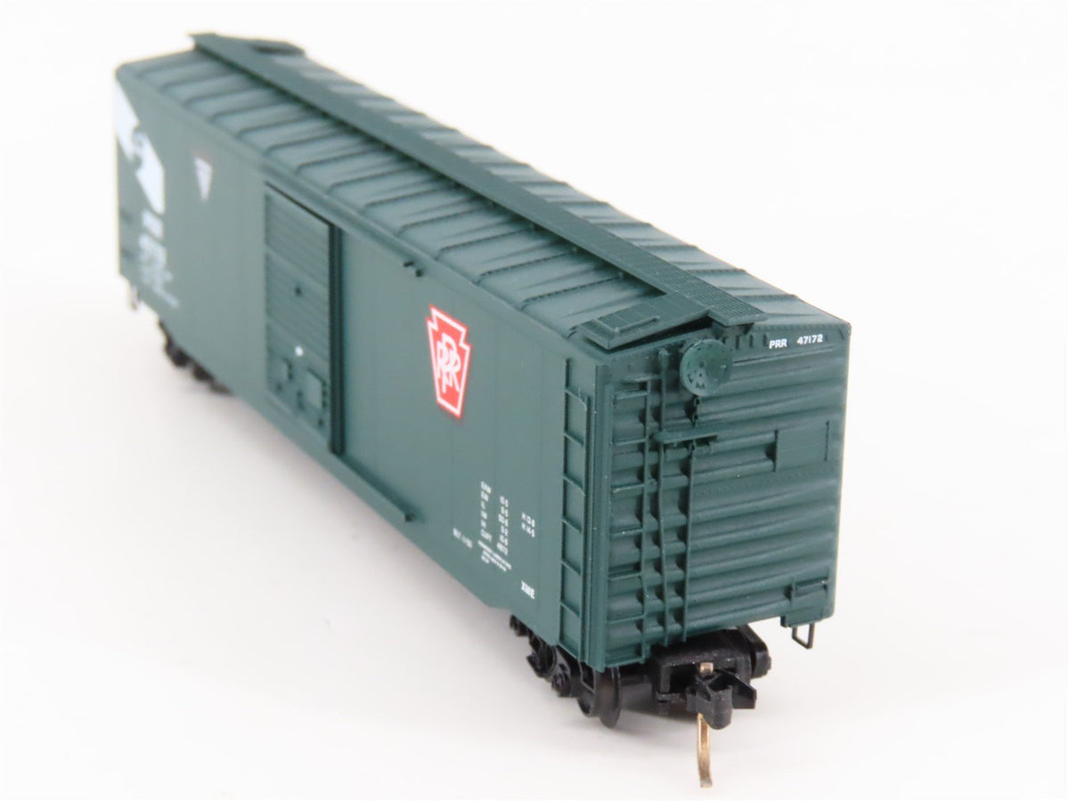 N Scale Micro-Trains MTL PRR Pennsylvania &quot;No Damage&quot; 50&#39; Boxcar #47172