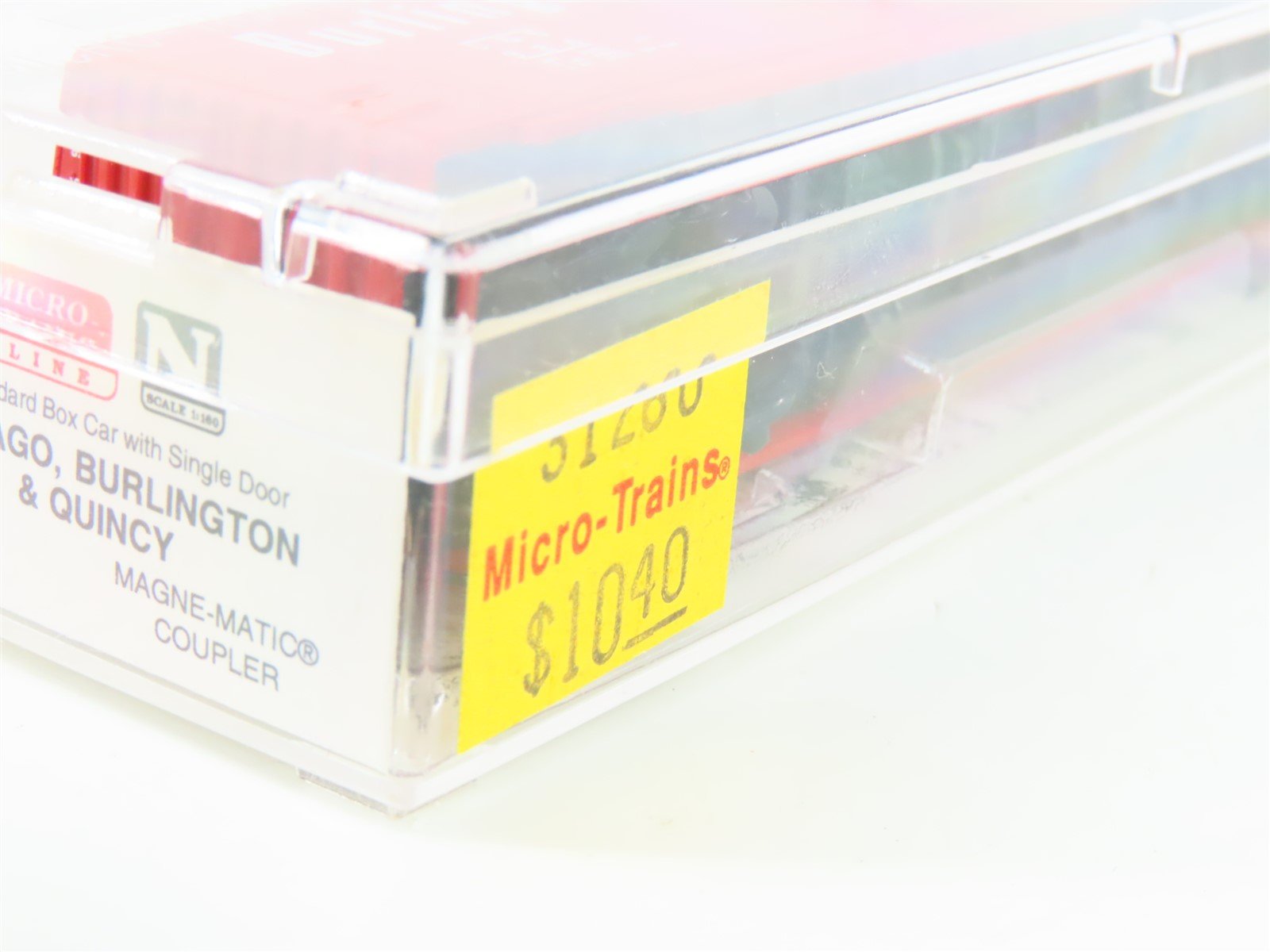 N Scale Micro-Trains MTL 31260 C&S Burlington Route 50' Standard Boxcar #924
