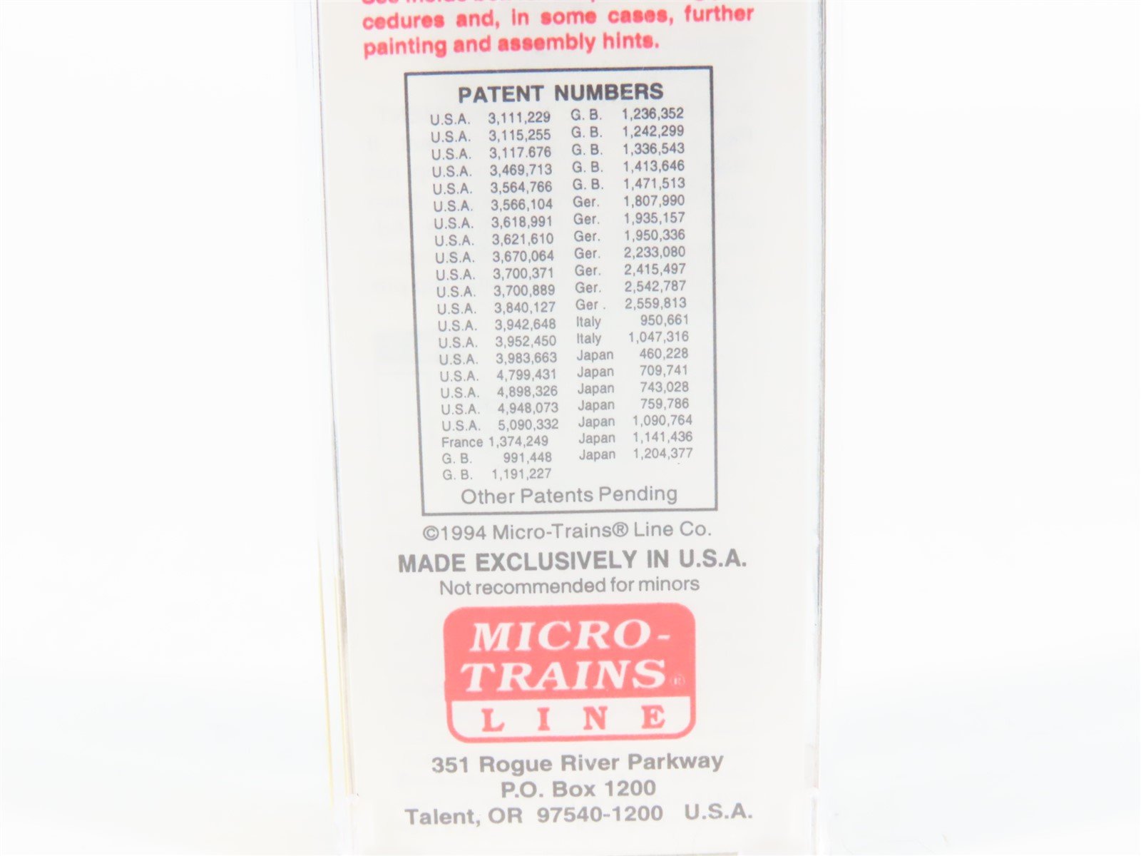 N Scale Micro-Trains MTL 31250 NP Northern Pacific 50' Standard Boxcar #1260