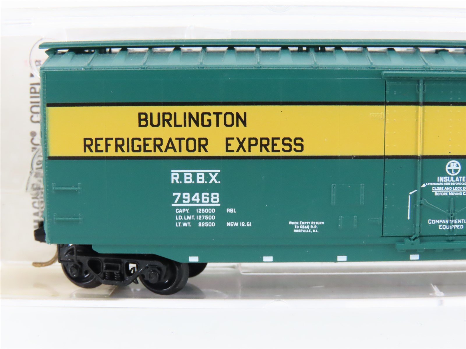 N Scale Micro-Trains MTL 32370 RBBX Burlington 50' Standard Boxcar #79468