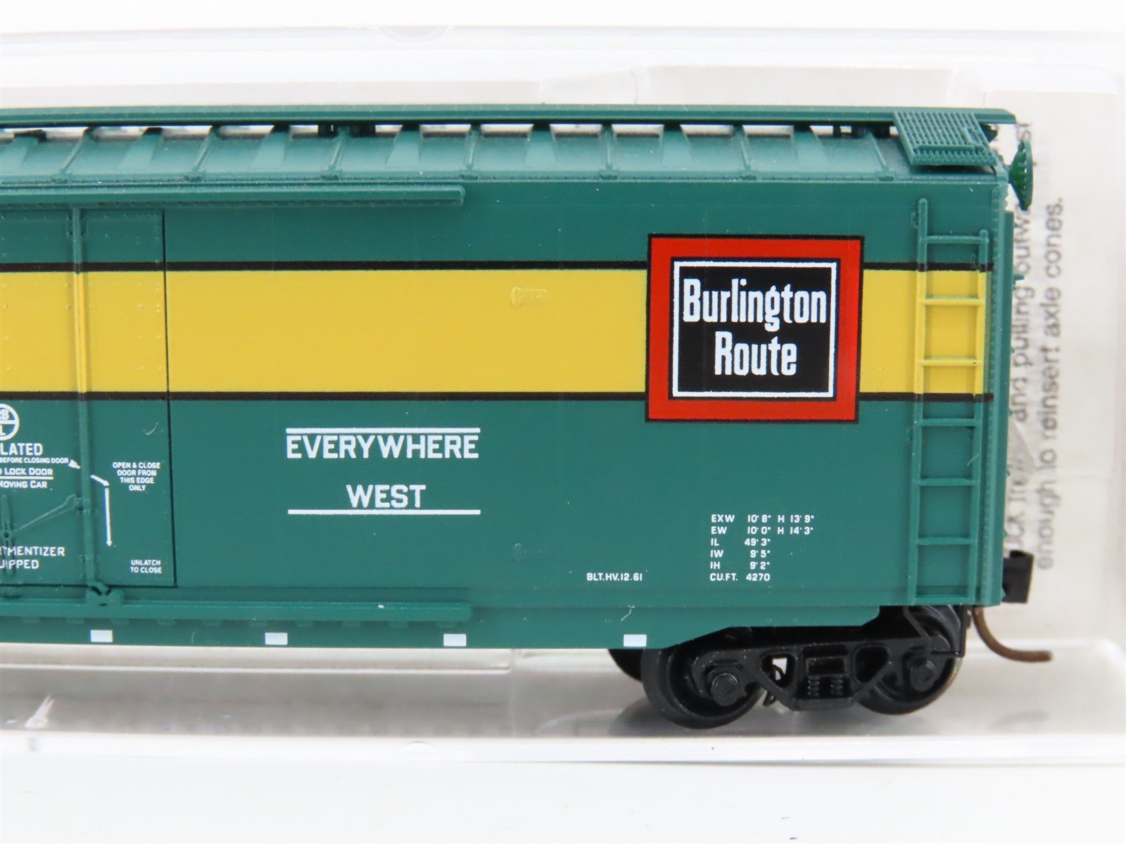 N Scale Micro-Trains MTL 32370 RBBX Burlington 50' Standard Boxcar #79468