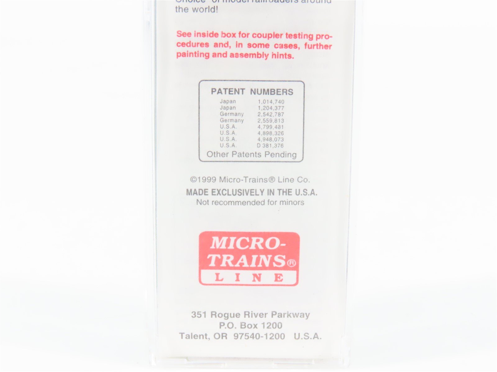 N Scale Micro-Trains MTL 32370 RBBX Burlington 50' Standard Boxcar #79468