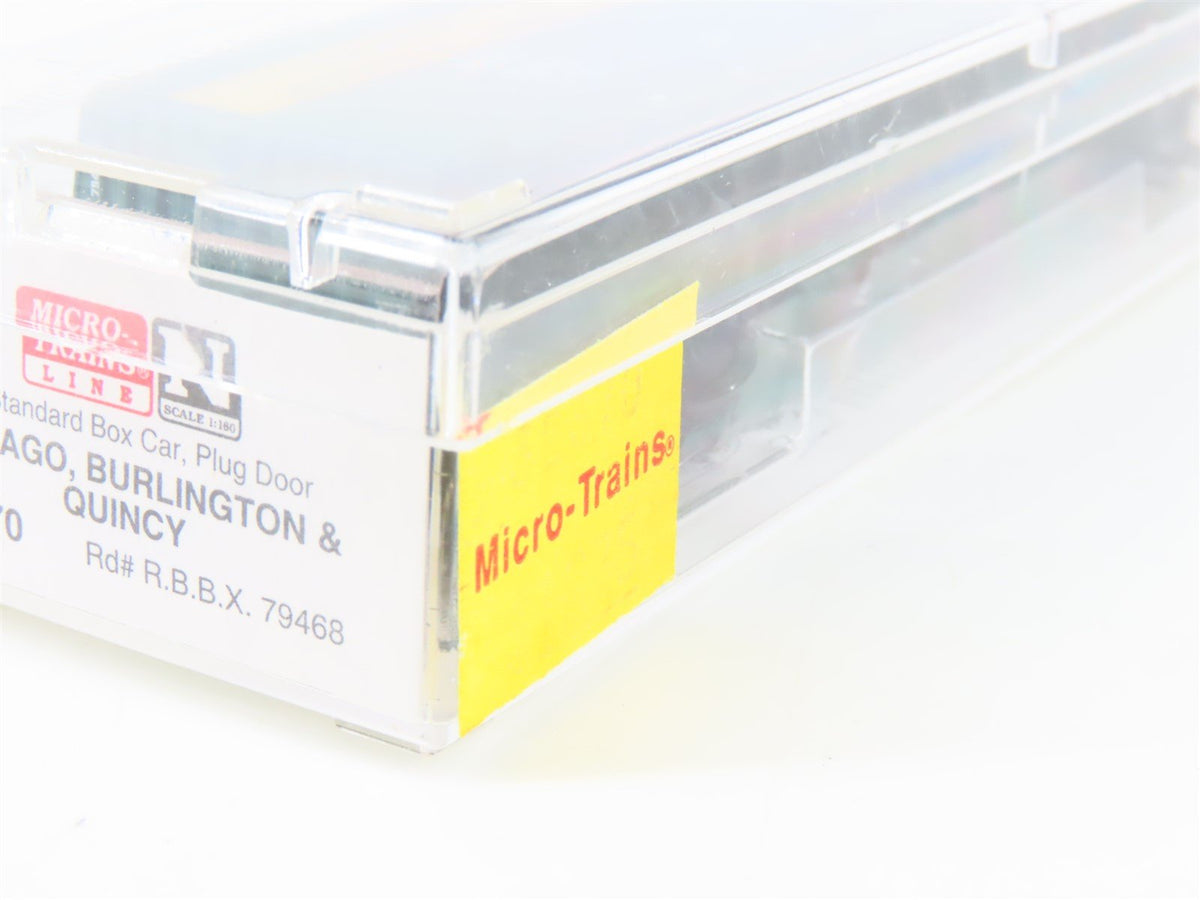 N Scale Micro-Trains MTL 32370 RBBX Burlington 50&#39; Standard Boxcar #79468
