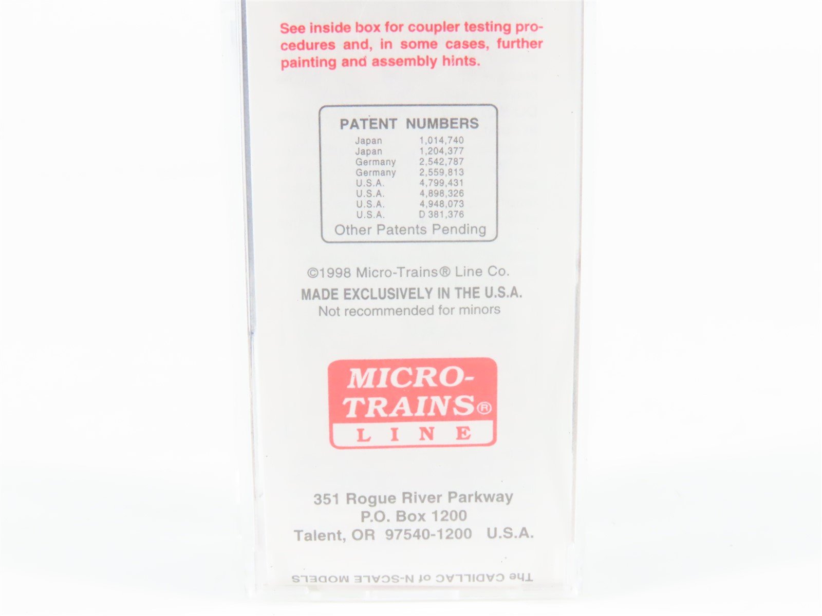 N Micro-Trains MTL 32360 Model Railroader 65th Anniversary 50' Boxcar #346599