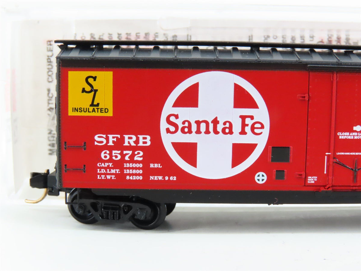 N Scale Micro-Trains MTL 32350 SFRB &quot;Shock Control&quot; 50&#39; Boxcar #6572