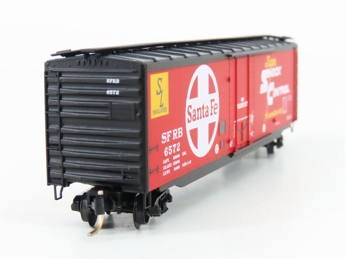 N Scale Micro-Trains MTL 32350 SFRB &quot;Shock Control&quot; 50&#39; Boxcar #6572