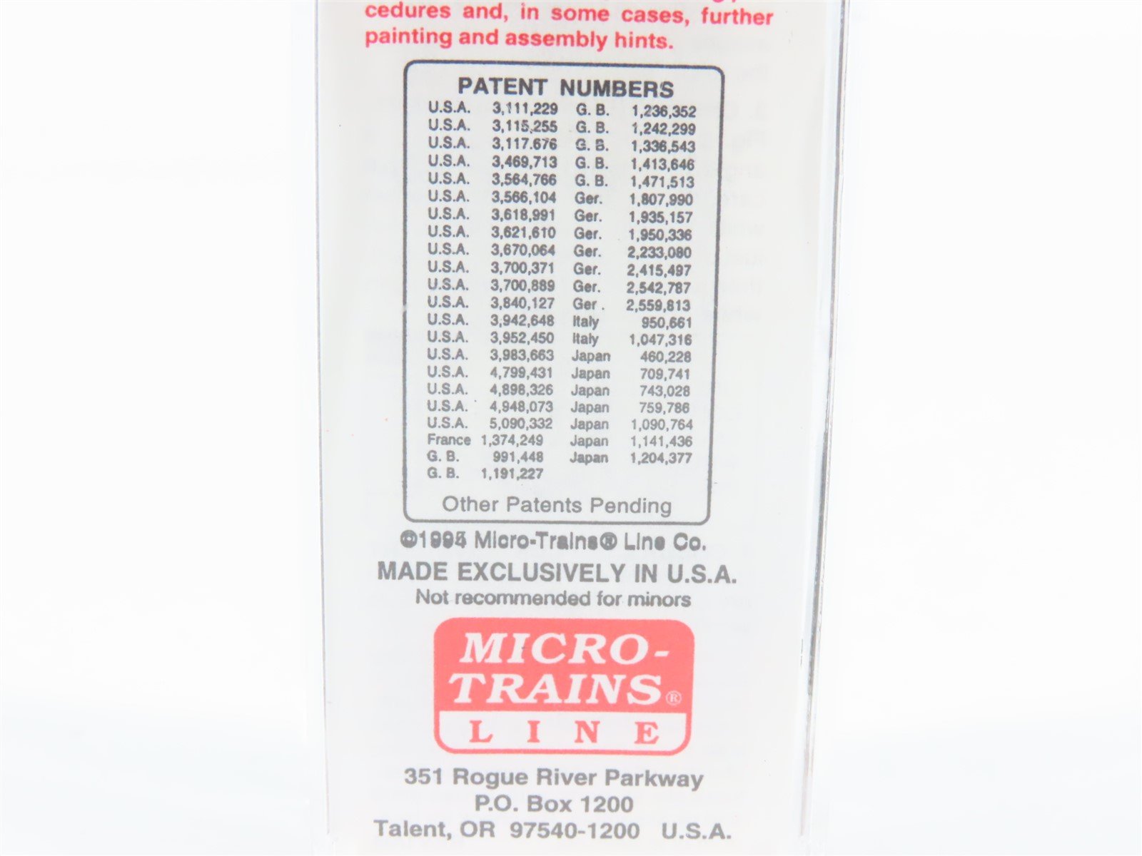 N Scale Micro-Trains MTL 32330 B&M Boston & Maine 