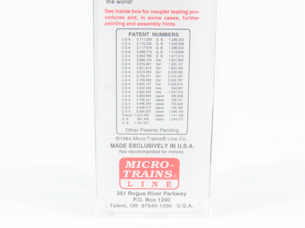 N Scale Micro-Trains MTL 32320 RDG Reading 50&#39; Standard Boxcar #17059