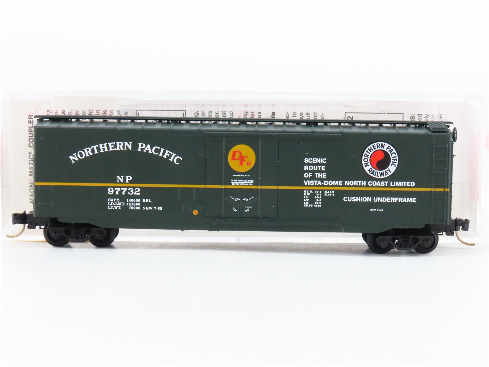 N Scale Micro-Trains MTL 32200 NP Northern Pacific 50' Standard Boxcar #97732