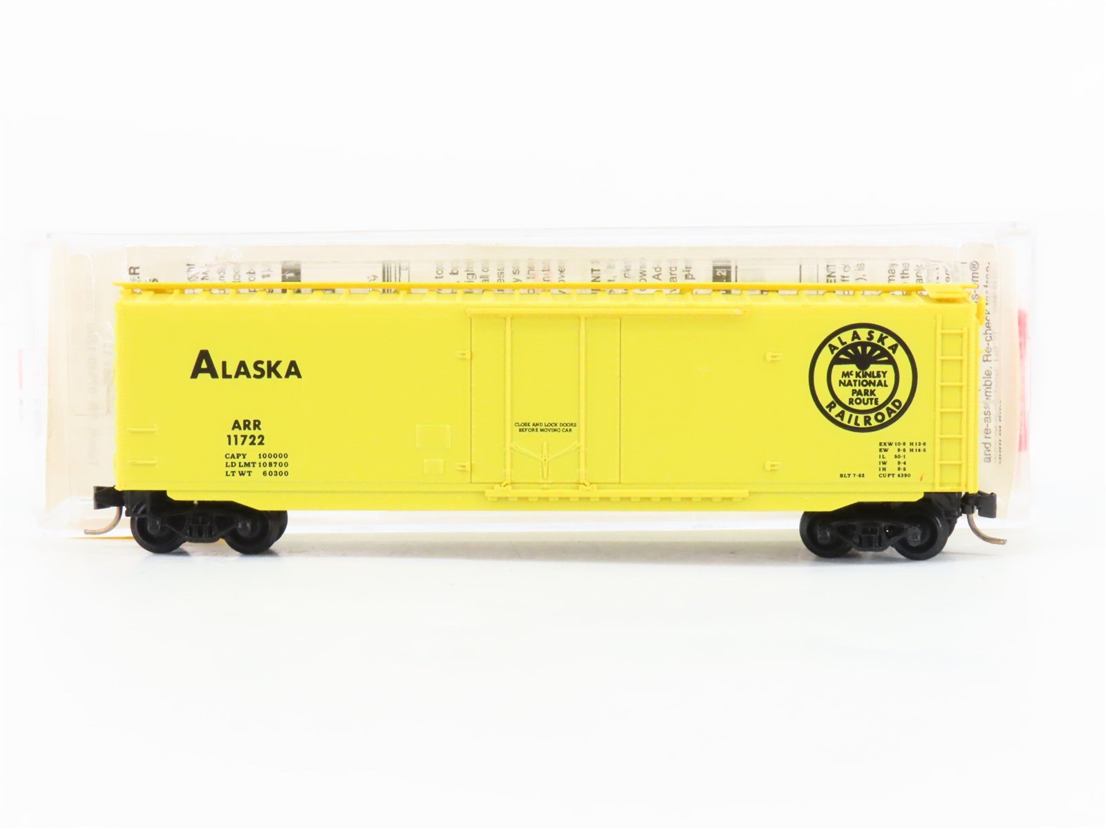 N Micro-Trains MTL 32100 ARR Alaska "McKinley National Park" 50' Boxcar #11722