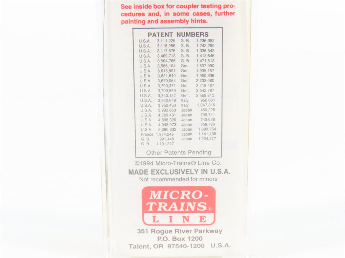 N Micro-Trains MTL 32100 ARR Alaska &quot;McKinley National Park&quot; 50&#39; Boxcar #11722