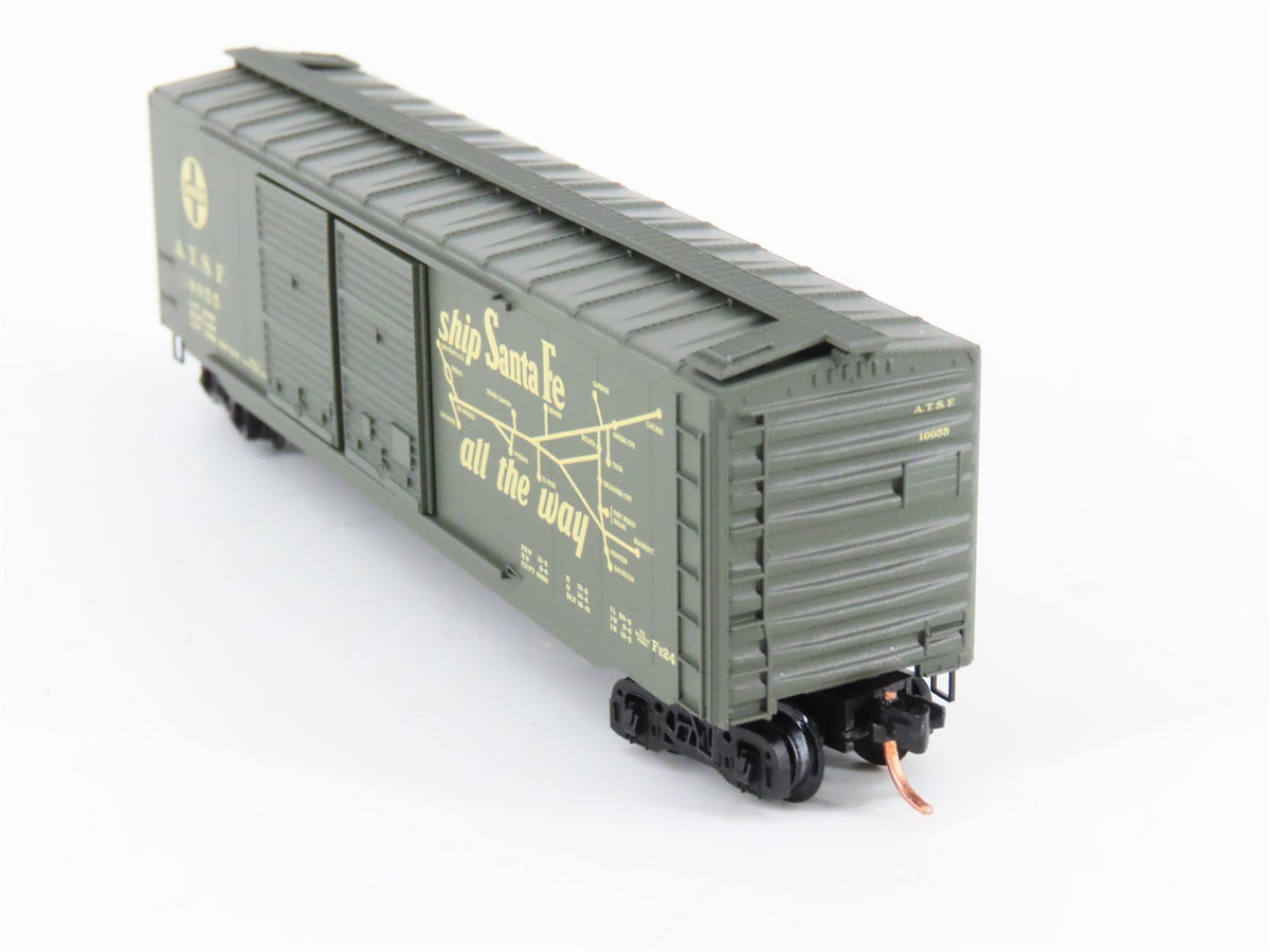 N Scale Micro-Trains MTL 34270 ATSF Railway &quot;Scout West&quot; 50&#39; Boxcar #10055