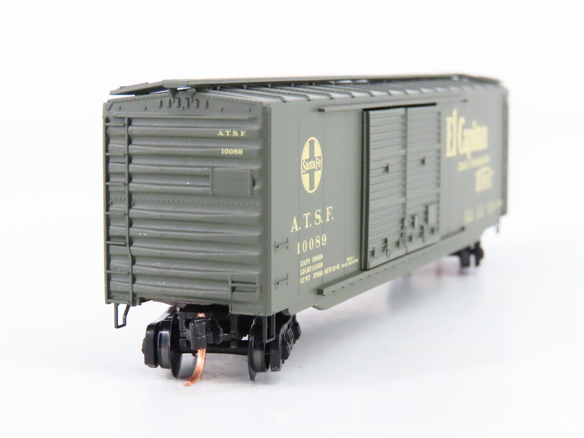 N Scale Micro-Trains MTL 34280 ATSF Railway &quot;El Capitan West&quot; 50&#39; Boxcar #10055