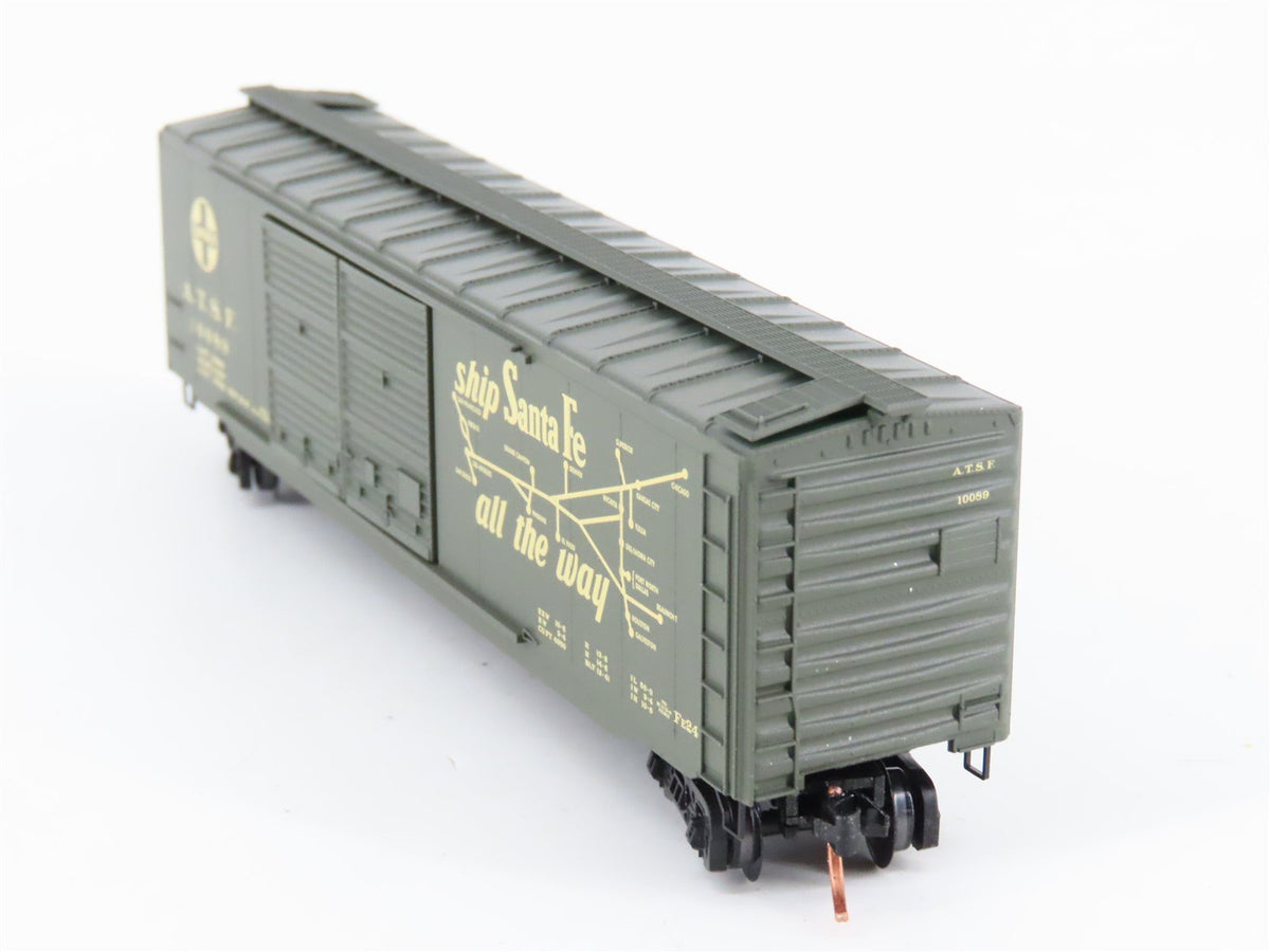 N Scale Micro-Trains MTL 34280 ATSF Railway &quot;El Capitan West&quot; 50&#39; Boxcar #10055