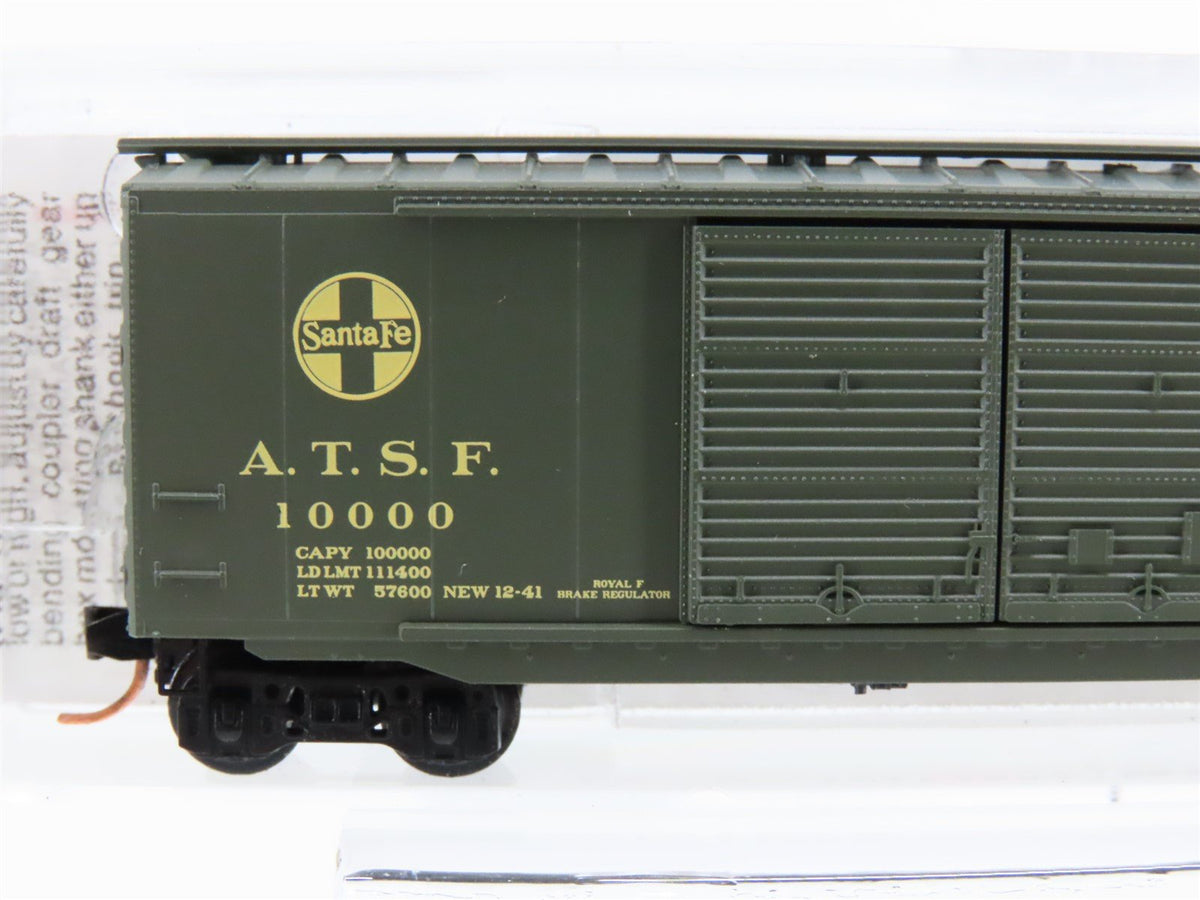 N Scale Micro-Trains MTL 34260 ATSF Santa Fe Grand Canyon 50&#39; Boxcar #10000