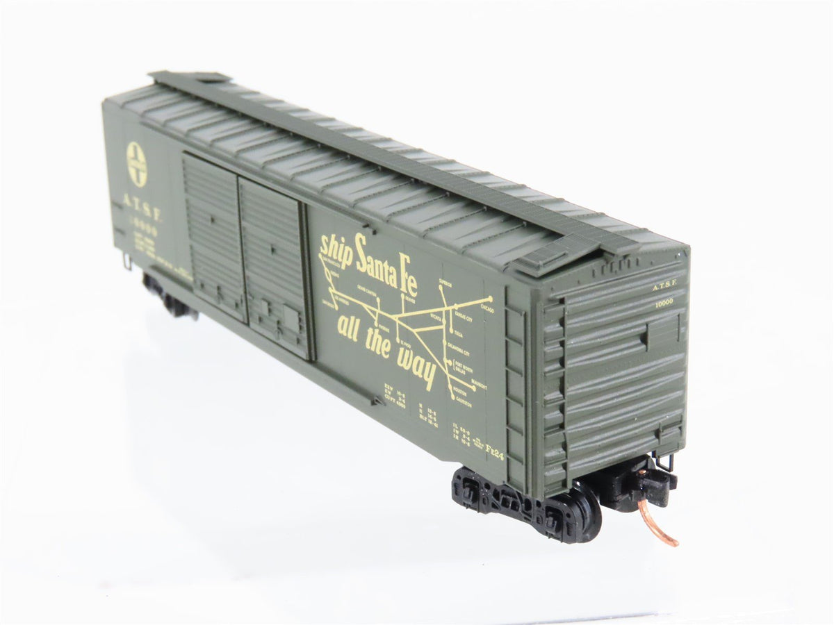 N Scale Micro-Trains MTL 34260 ATSF Santa Fe Grand Canyon 50&#39; Boxcar #10000